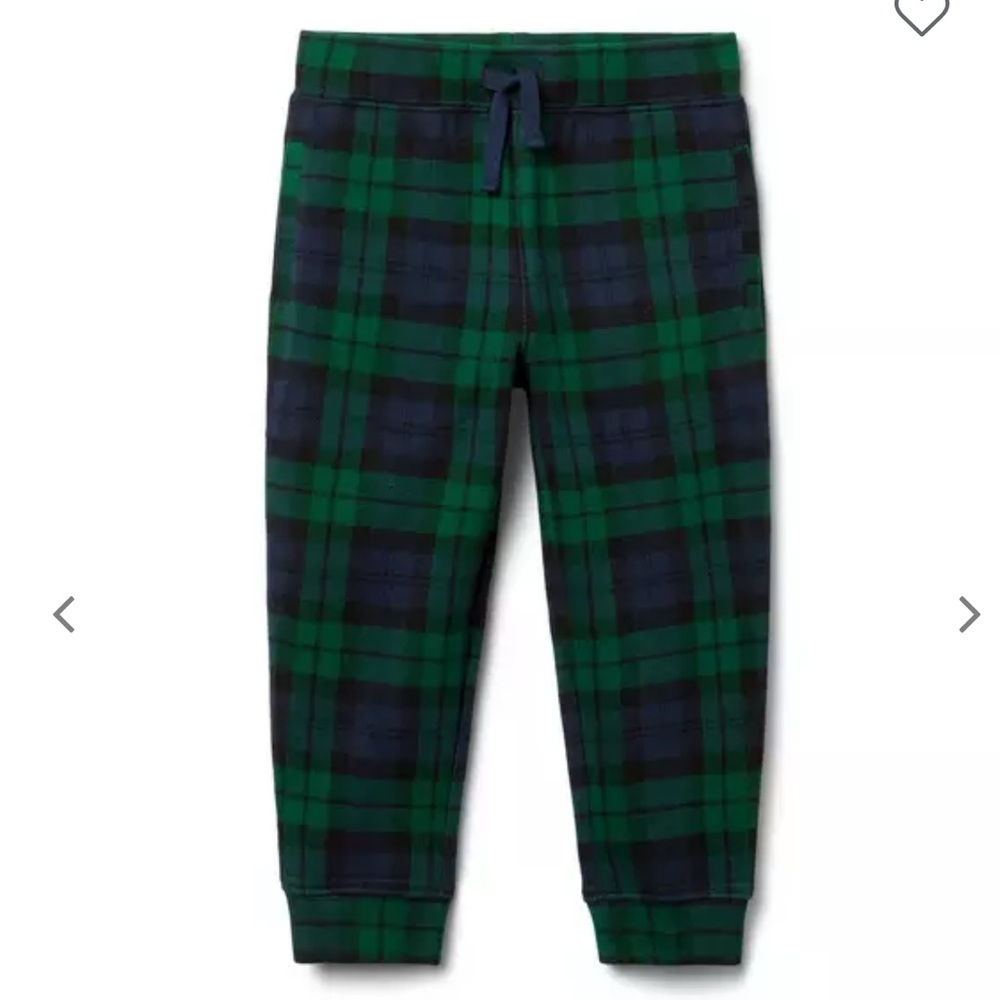 Janie and Jack Tartan Jogger Pants, Size 18-24 Months